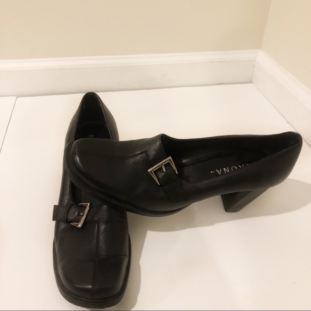 Simple Merona Buckle Heels
